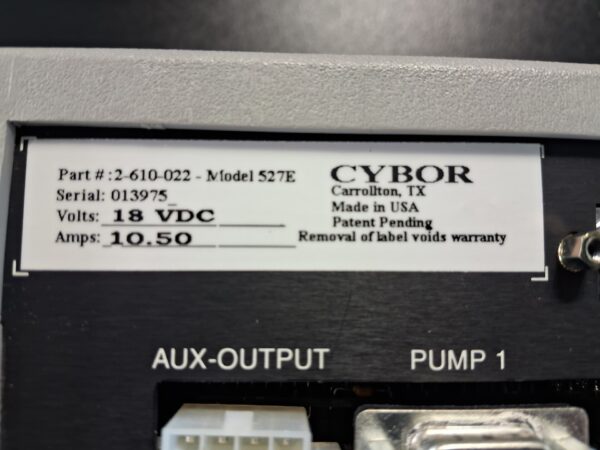 Cybor Control Module 527E - Pump Controller - gebraucht - SN 013975 - Image 4