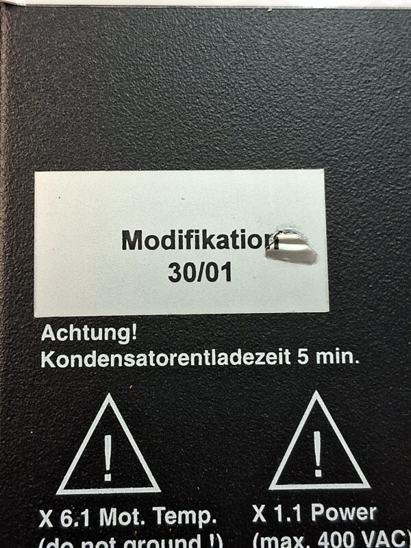 Novotron Einbau-Servoumrichter ND32 - KGF1-NOV-103-1010-030 Modifikation 3001 - gebraucht - SN 32-14467 - Image 4