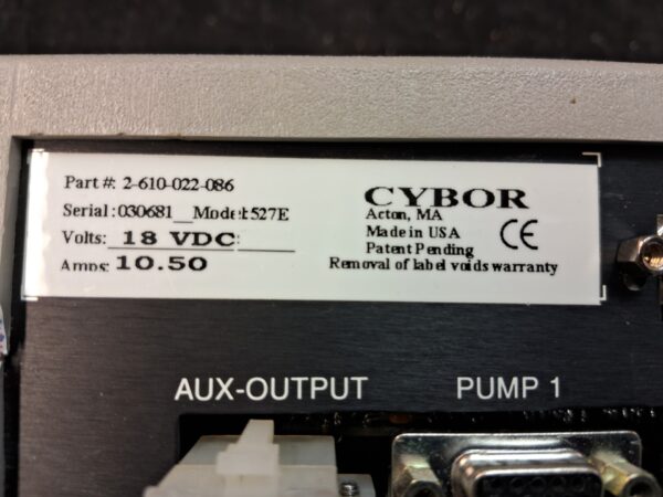 Cybor Control Module 527E - Pump Controller - gebraucht - SN 030681 - Image 7