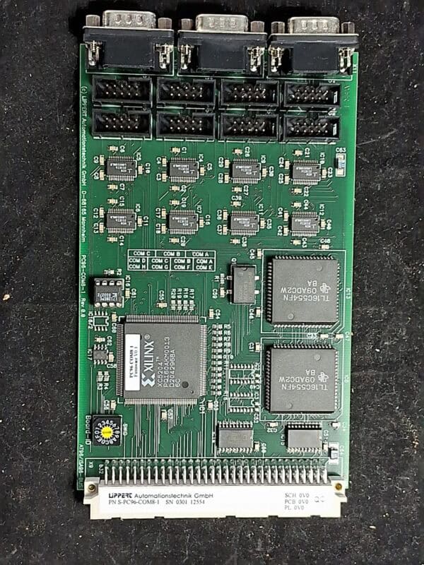 Lippert Automatisierungstechnik PCB Card S-PC96-COM8-1 - Digital I/O PCB Card - used, functional - SN 0301.12554