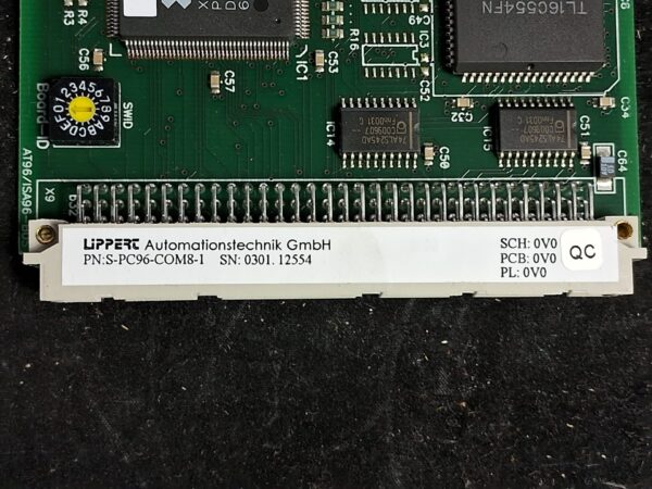 Lippert Automatisierungstechnik PCB Card S-PC96-COM8-1 - Digital I/O PCB Card - used, functional - SN 0301.12554 - Image 3