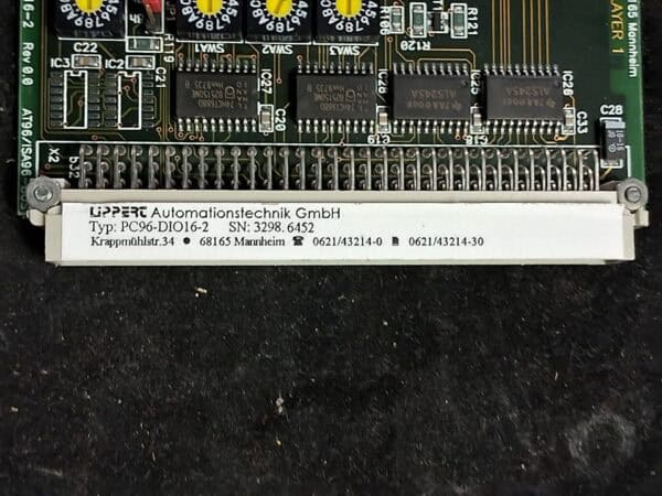 Lippert Automatisierungstechnik PCB Card PC96-DIO16-2 - PCB Card - mint condition - SN 3298.6452 - Image 5