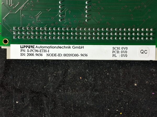 Lippert Automatisierungstechnik PCB Card S-PC96-ETH-1 - PCB Card - mint condition - SN 2000.9656 - Image 8