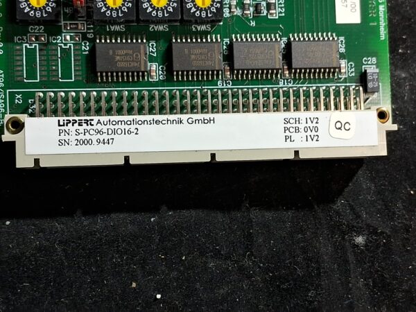 Lippert Automatisierungstechnik PCB Card S-PC96-DIO16-2 - PCB Card - mint condition - SN 2000.9447 - Image 4