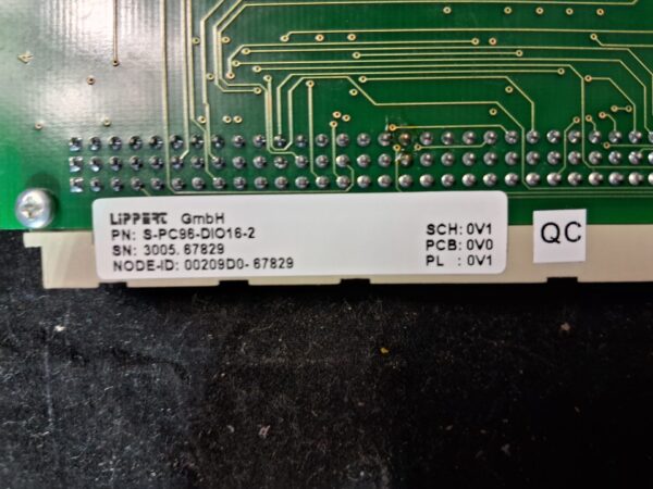 Lippert Automatisierungstechnik PCB Card S-PC96-DIO16-2 - PCB Card - mint condition - SN 2000.9538 - Image 8