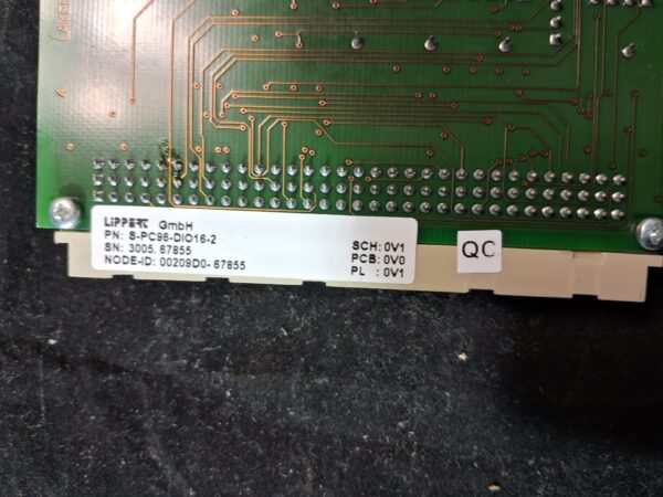 Lippert Automatisierungstechnik PCB Card S-PC96-DIO16-2 - PCB Card - mint condition - SN 3005.67855 - Image 8