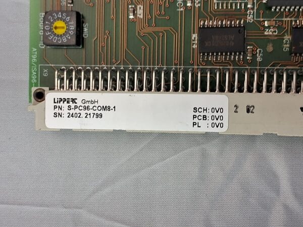 Lippert Automatisierungstechnik PCB Card S-PC96-COM8-1 - Digital I/O PCB Card - mint condition - SN 2402.21799 - Image 3
