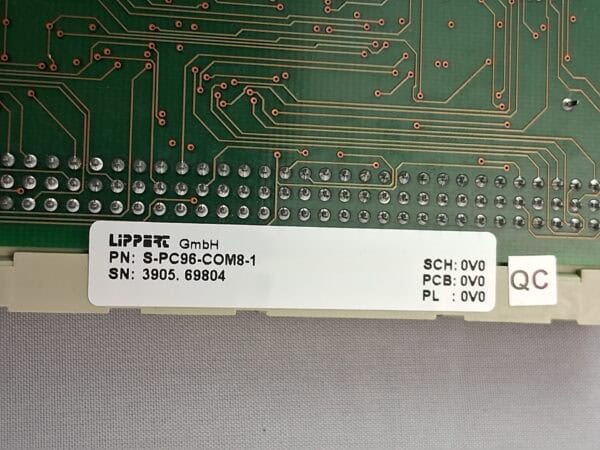 Lippert Automatisierungstechnik PCB Card S-PC96-COM8-1 - Digital IO PCB Card - mint condition - SN 3905.69804 - Image 7