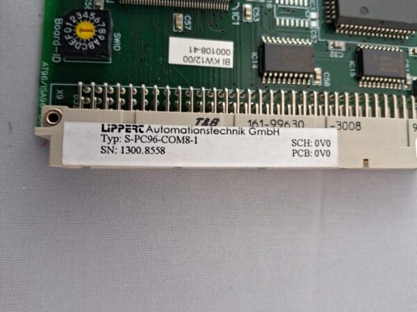 Lippert Automatisierungstechnik PCB Card S-PC96-COM8-2 - Digital I/O PCB Card - used, functional - SN 3905.69800 - Image 4