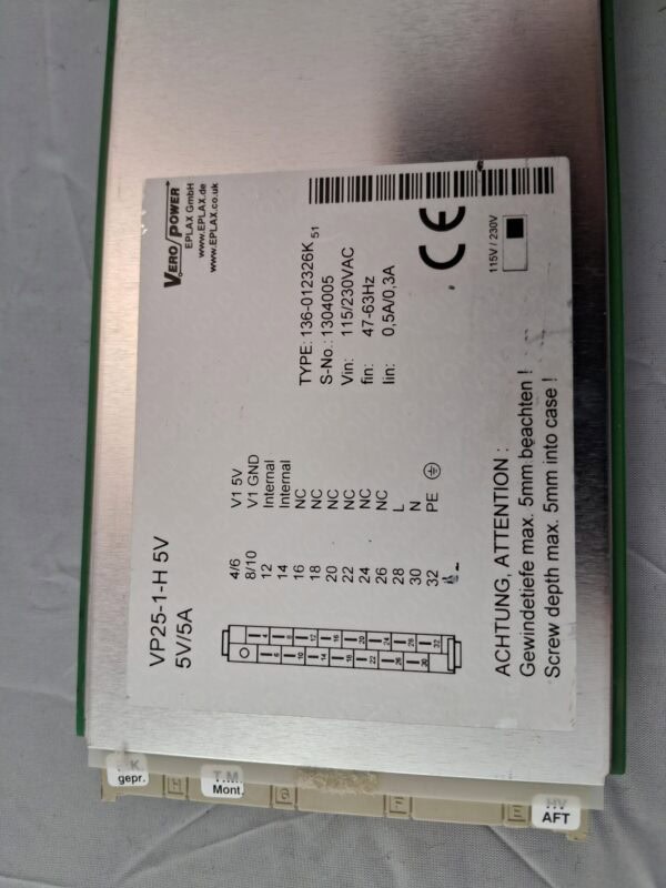 Vero Power - VP25-1-H 5V - used, functional - SN 118672 - Image 5
