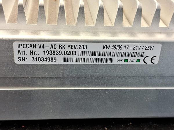 TQ IPCCAN V4 AO RK REV. 204 - Industrial PC - used - from operational machine - SN 31094647 - Image 7