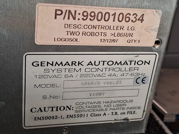 Genmark Automation System Controller L8R/R ver.21 -  - used, functional - SN Y1007 - Image 4