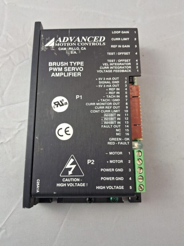 Advanced Motion Controls Brush Type PWM Servo Amplifier 20A14E - Amplifier - used, functional - SN 1