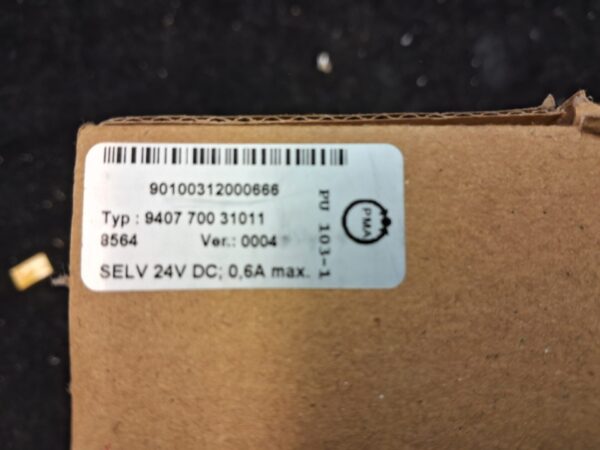 PMA CPU module with data interfaces PU 103-1 - 9407 700 31011 8564 Ver.: 0004 - New – Open box - Image 3