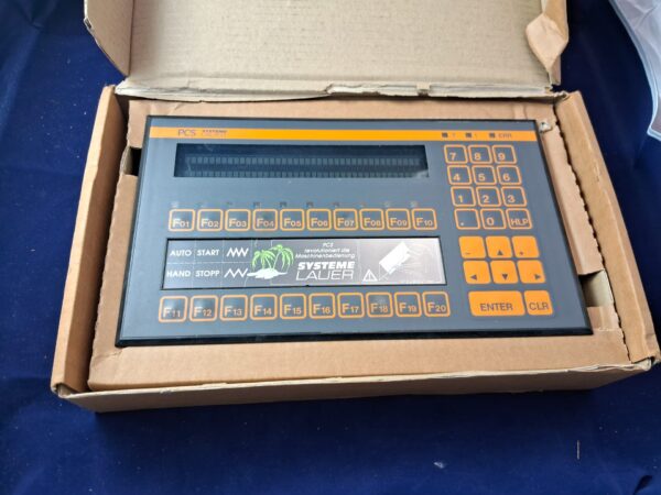 PCS SYSTEME LAUER  CONTROL CONSOLE PCS-200FZ - CONTROL CONSOLE - New – Open box - SN PCS FZ 03757-D4