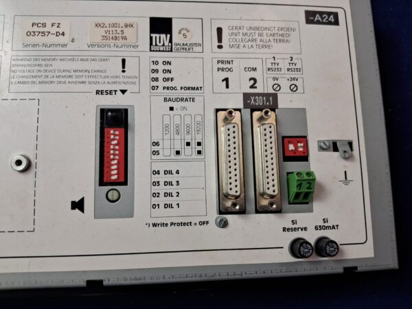 PCS SYSTEME LAUER  CONTROL CONSOLE PCS-200FZ - CONTROL CONSOLE - New – Open box - SN PCS FZ 03757-D4 - Image 9