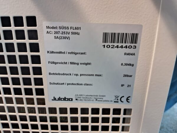Julabo FL601 - Recirculating Chiller - used, functional - Image 2