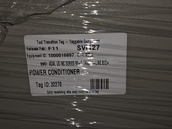Topaz Square D Company Ultra Isolator 30kVA, 60 Hz, Insulation Class 240 A 97203-31 - Power Conditioner ASML US Inc Series 90-S Track I-Line B12+ - SN 84703-04 - Image 4