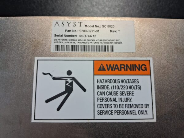 Asyst ASYST Storage Controller SC 8020 SC 8020 - Storage Controller - used, functional - SN 4040-14713 - Image 2
