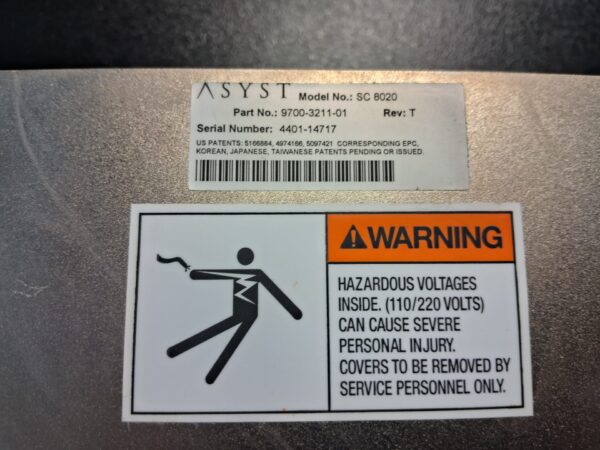 Asyst ASYST Storage Controller SC 8020 SC 8020 - Storage Controller - used, functional - SN 4401-14717 - Image 3