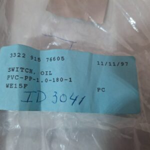 PVC - - - PVC-PP-1.0-180-1 WE15F - Oil level float switch-Used - -
